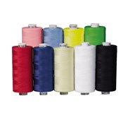 Sytråd polyester 10000 m 5 farger